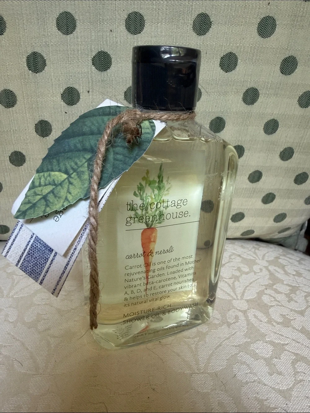 The Cottage Greenhouse - Carrot & Neroli Moisture-Rich Shower Oil & Body Wash